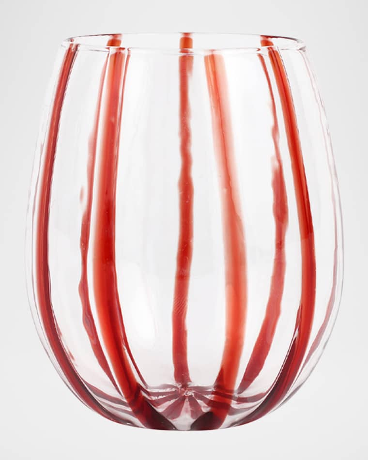 Vietri Nuovo Stripe Stemless Wine Glass