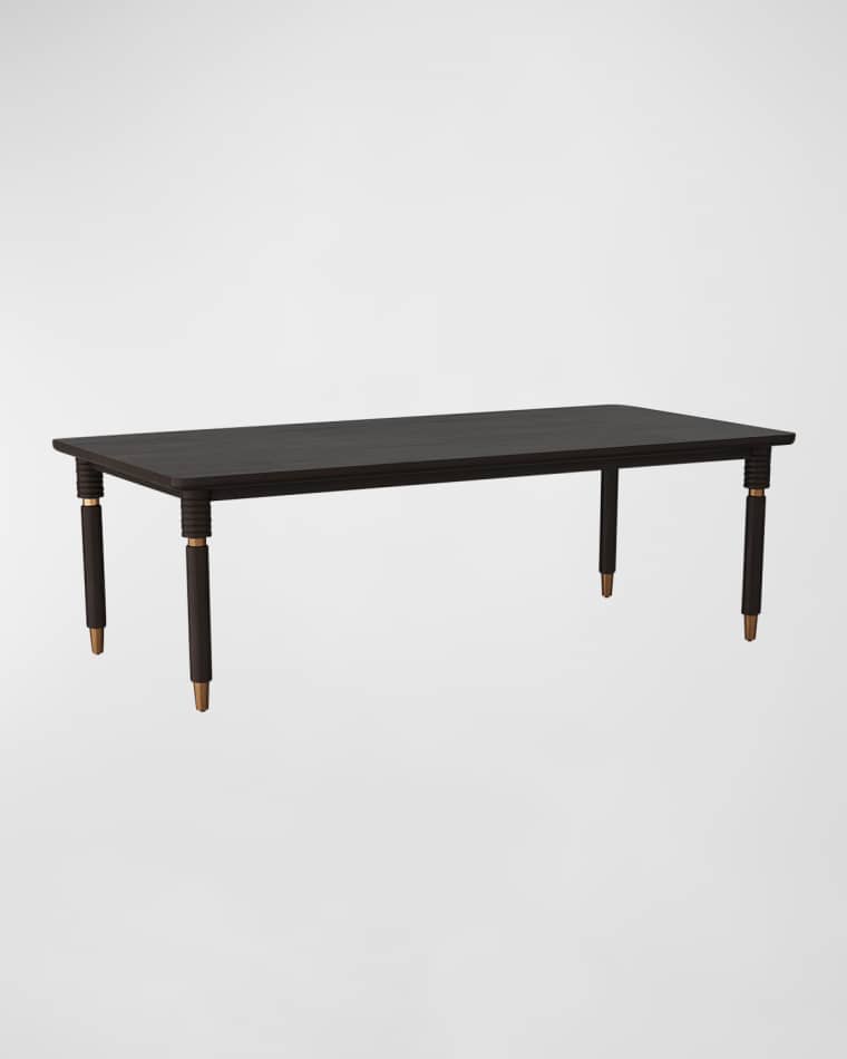 Arteriors Andrade Dining Table, 96"