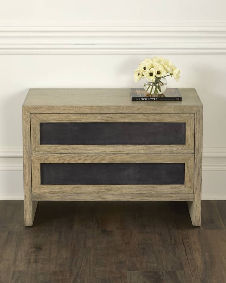 Arteriors Burnett 2-Drawer Side Table