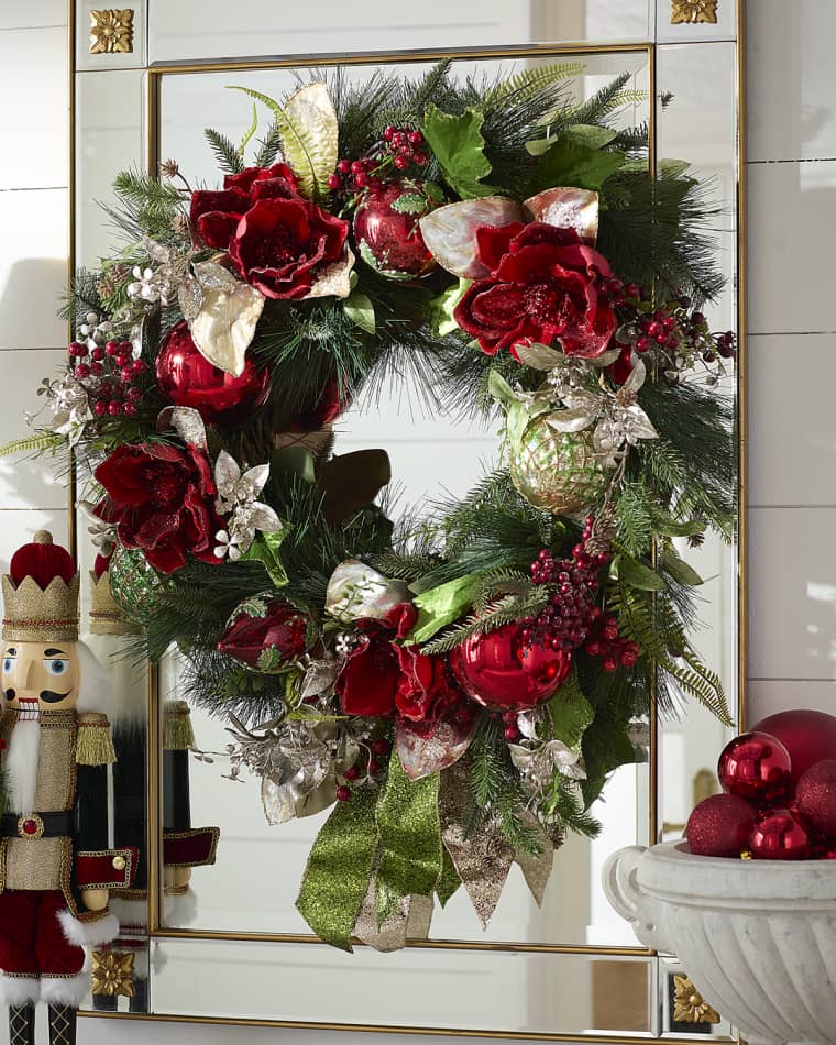 Mark Roberts Rubies and Red Christmas Wreath