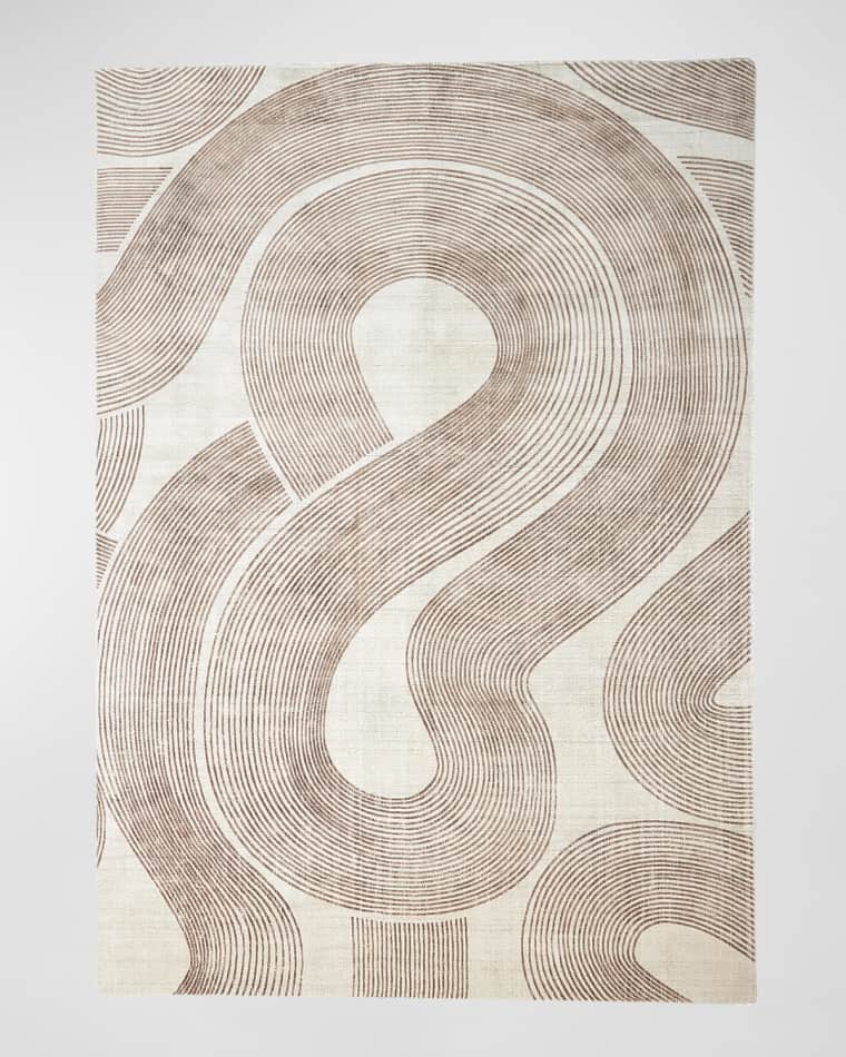Global Views Wander Machine-Woven Rug, 9' x 12'