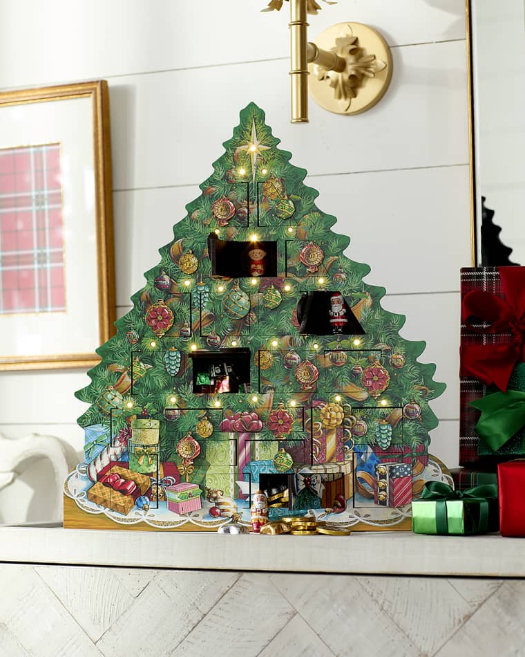 Byers' Choice Musical Advent Tree with Lights