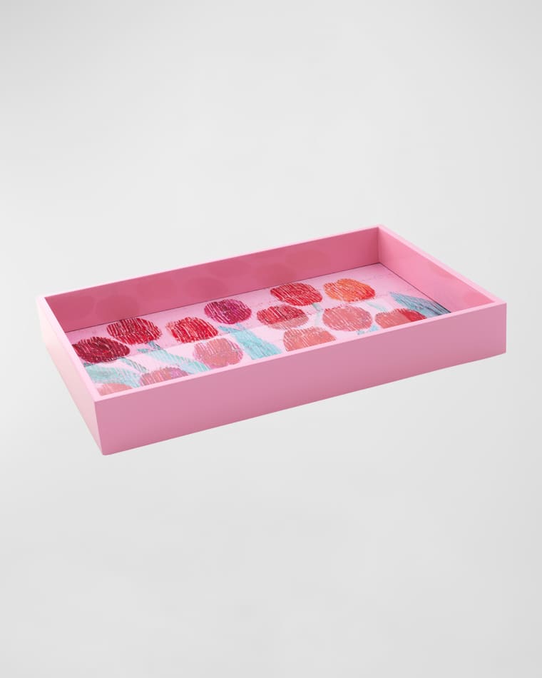 Hunt Slonem Tulip Vanity Tray