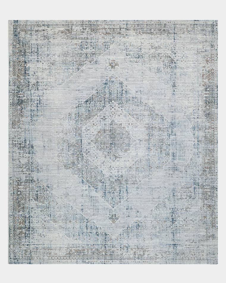 Exquisite Rugs x THE MET Vintage Loom Beige & Blue Rug, 12' x 15'