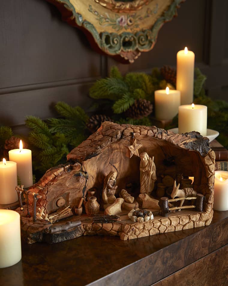 Bethlehem Star Large Cave Nativity Set