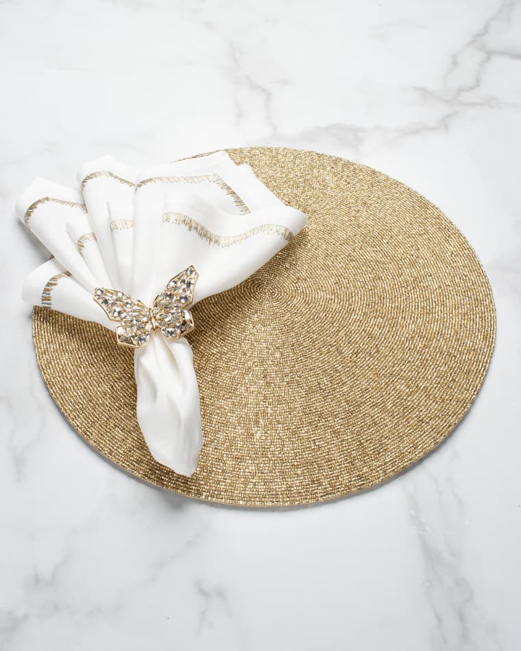 KIM SEYBERT ビーズマット/キムセイベルト ランチョンマット 未使用 KIM SEYBERT ビーズマット/キムセイベルト ランチョンマット 未