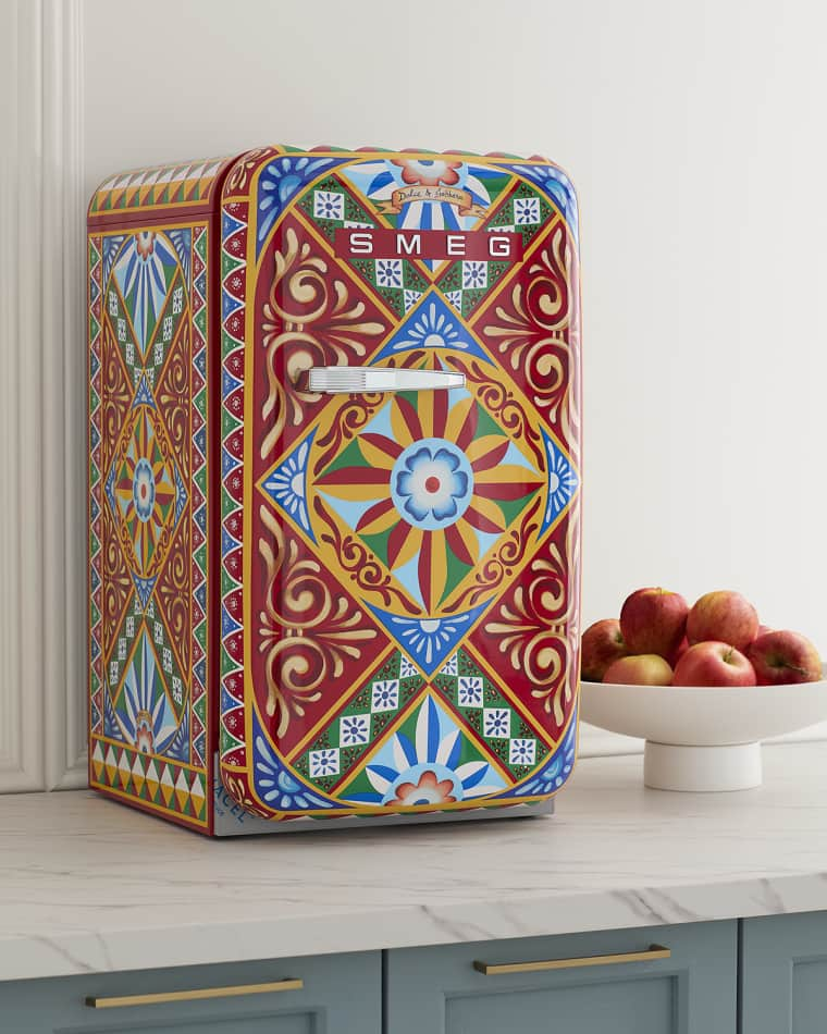 Smeg x Dolce&Gabbana Sicily Is My Love FAB5 Mini Fridge