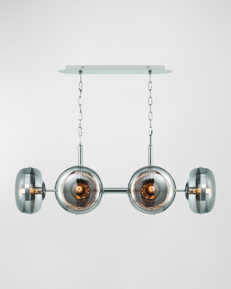 Eurofase Nottingham 6-Light Chandelier In Nickel