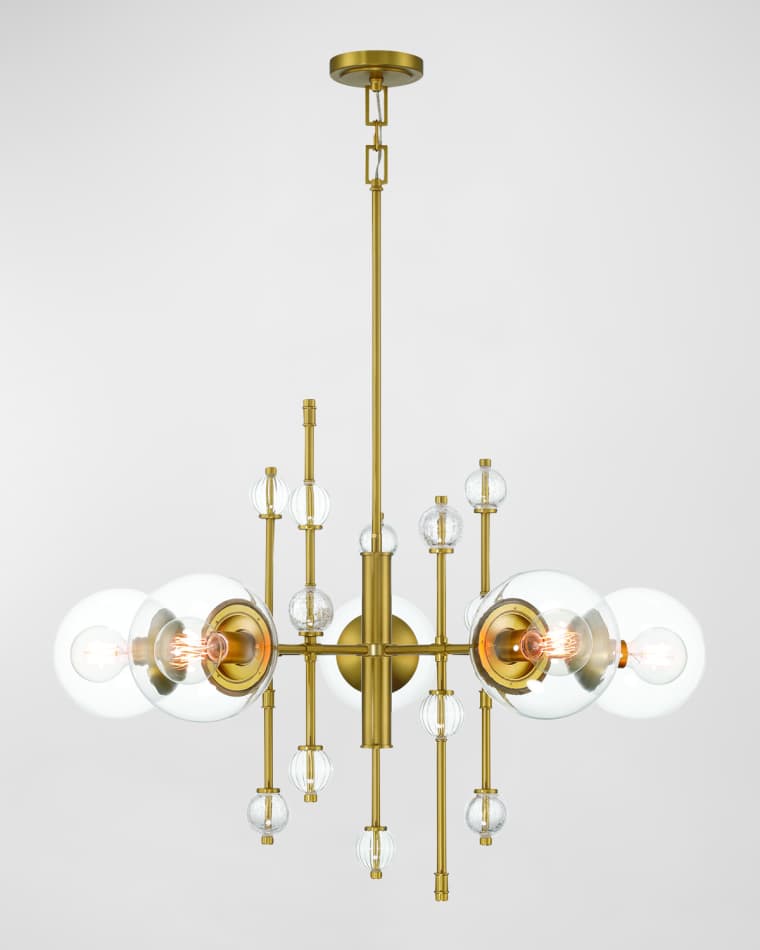 Eurofase Traiton 5-Light Golden Chandelier