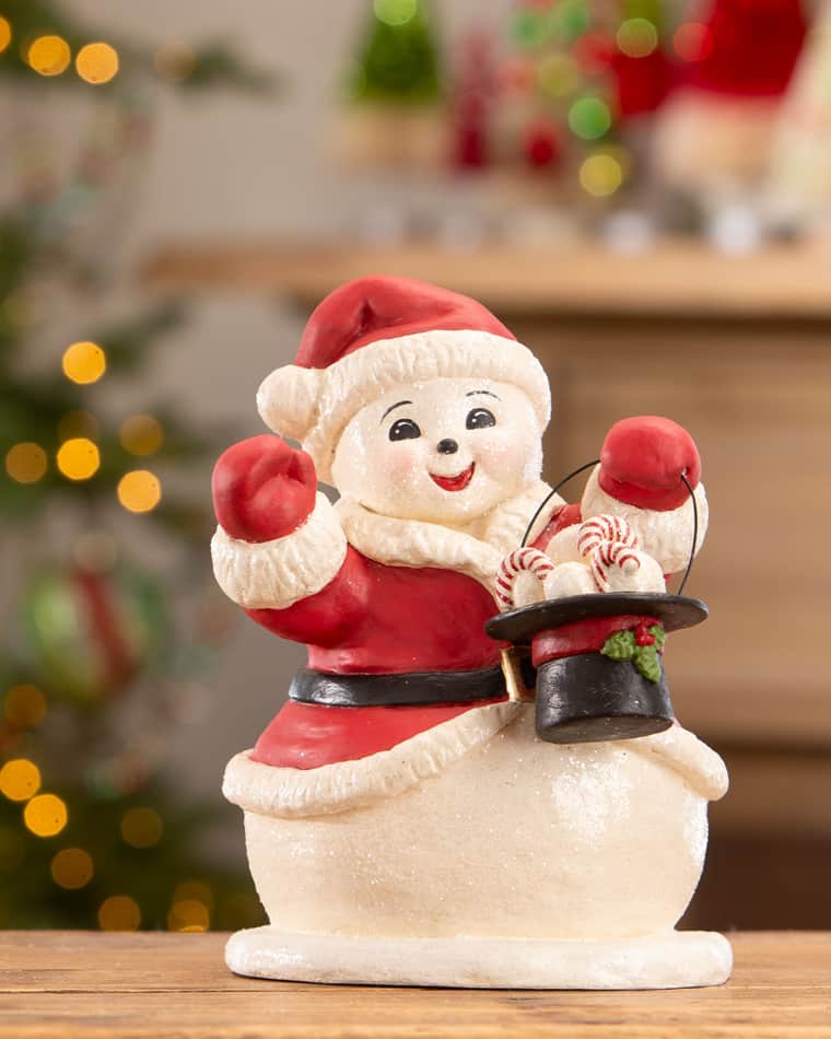 Bethany Lowe Frosty Claus Snowman Christmas Decoration