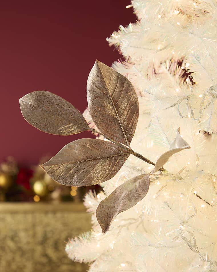 Jim Marvin 19.5" Bronze Gold Magnolia Leaf Spray