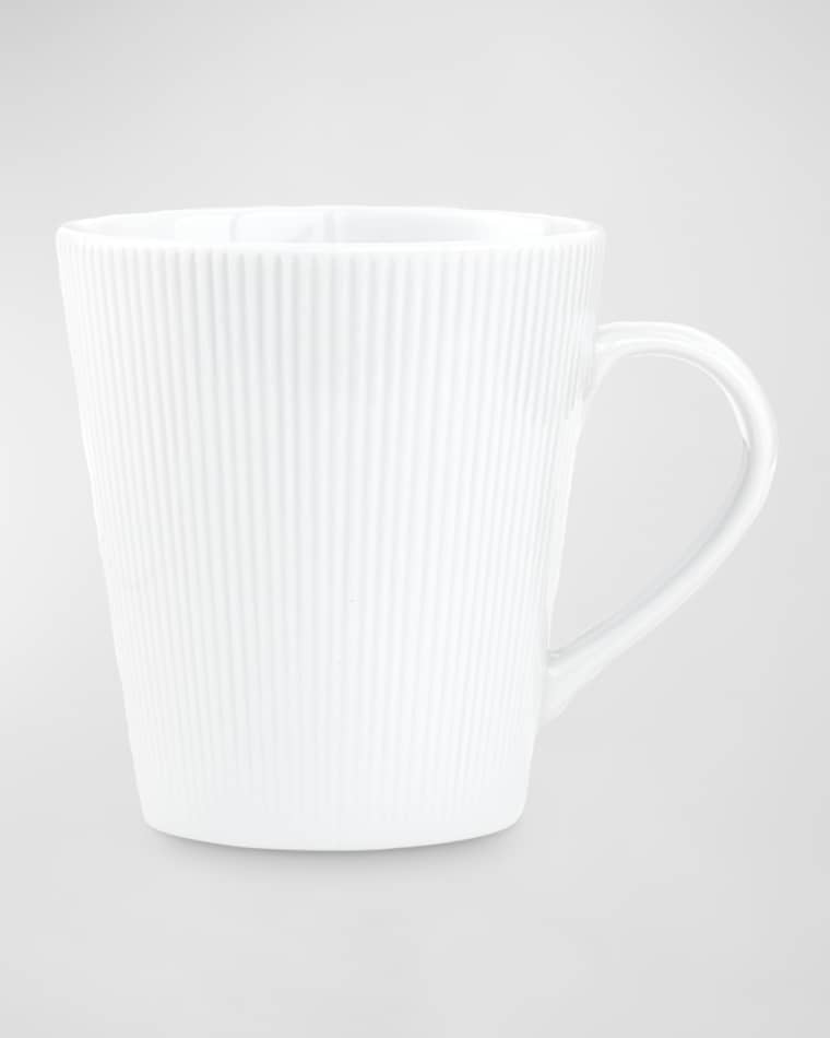 PILLIVUYT Eventail 9 oz Mugs, Set of 4