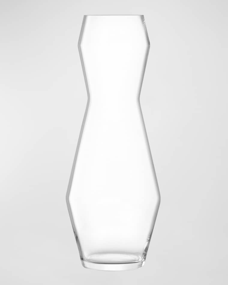 LSA Sculpt 25.5" Vase, Clear