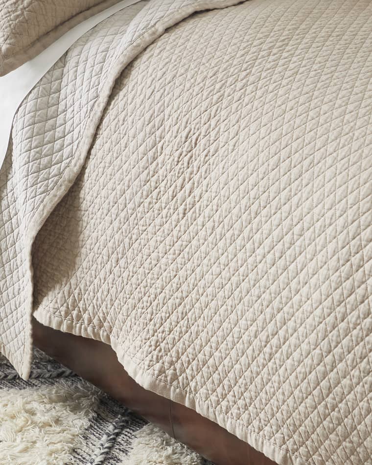Lili Alessandra Dawn Trench Coat Coverlet, King