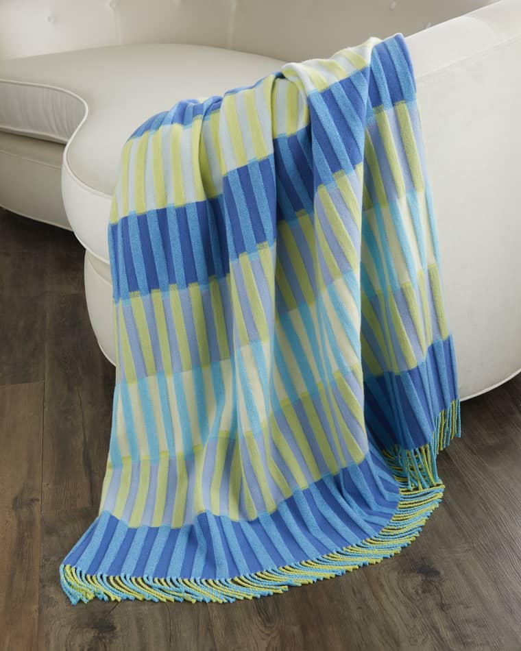 Designers Guild Murazzi Porcelain Throw Blanket