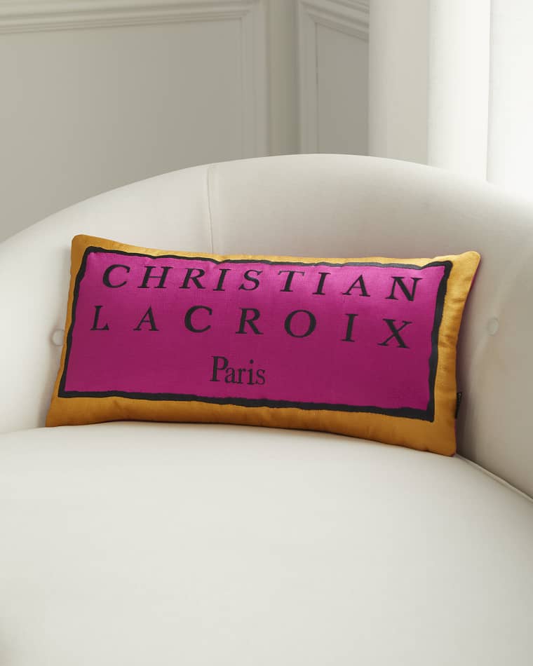 Christian Lacroix Couture Rose Torero Cushion