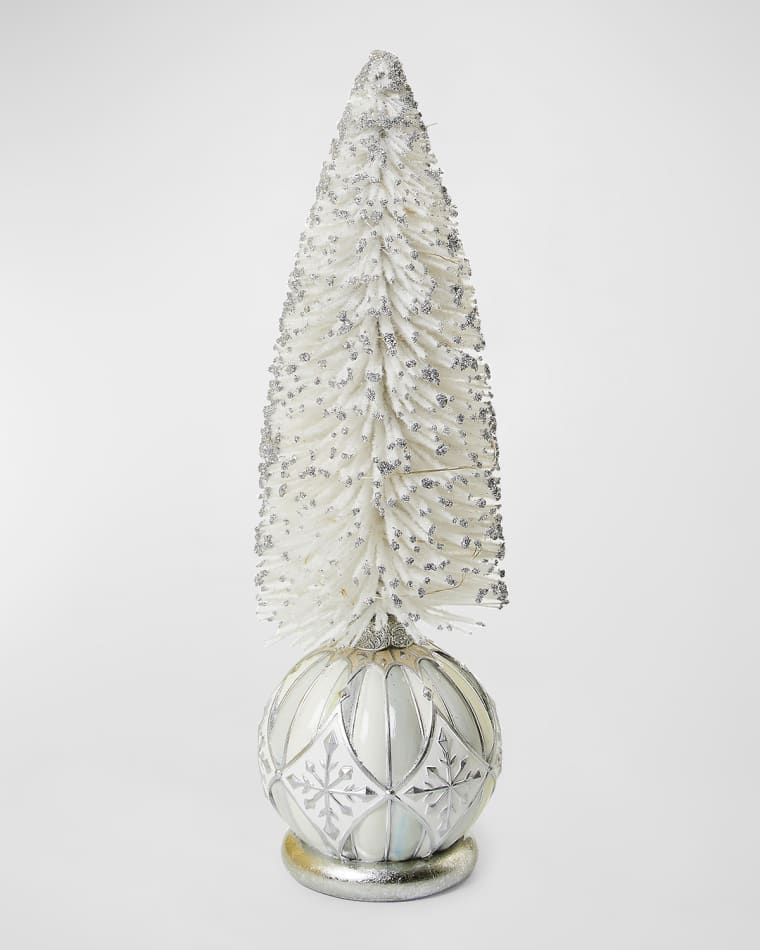 MacKenzie-Childs Crystal Palace Small Illuminated Bottle Brush Tree