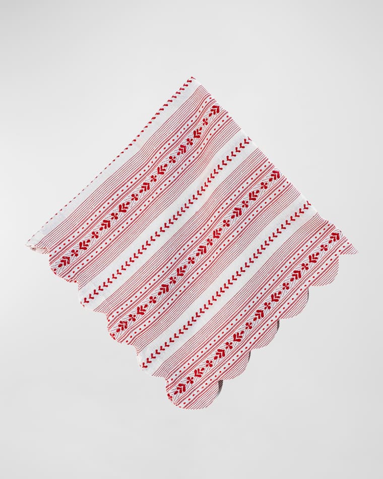 Juliska Villa Stripe Ruby Napkin