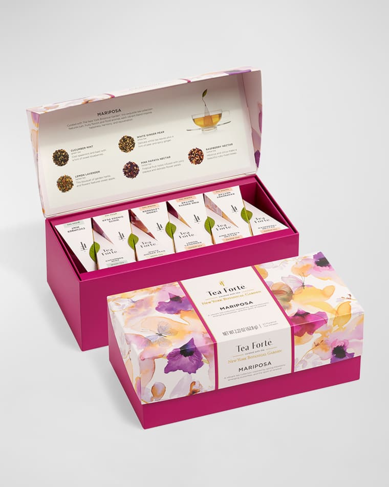 Tea Forte x NYBG Mariposa Tea Presentation Box