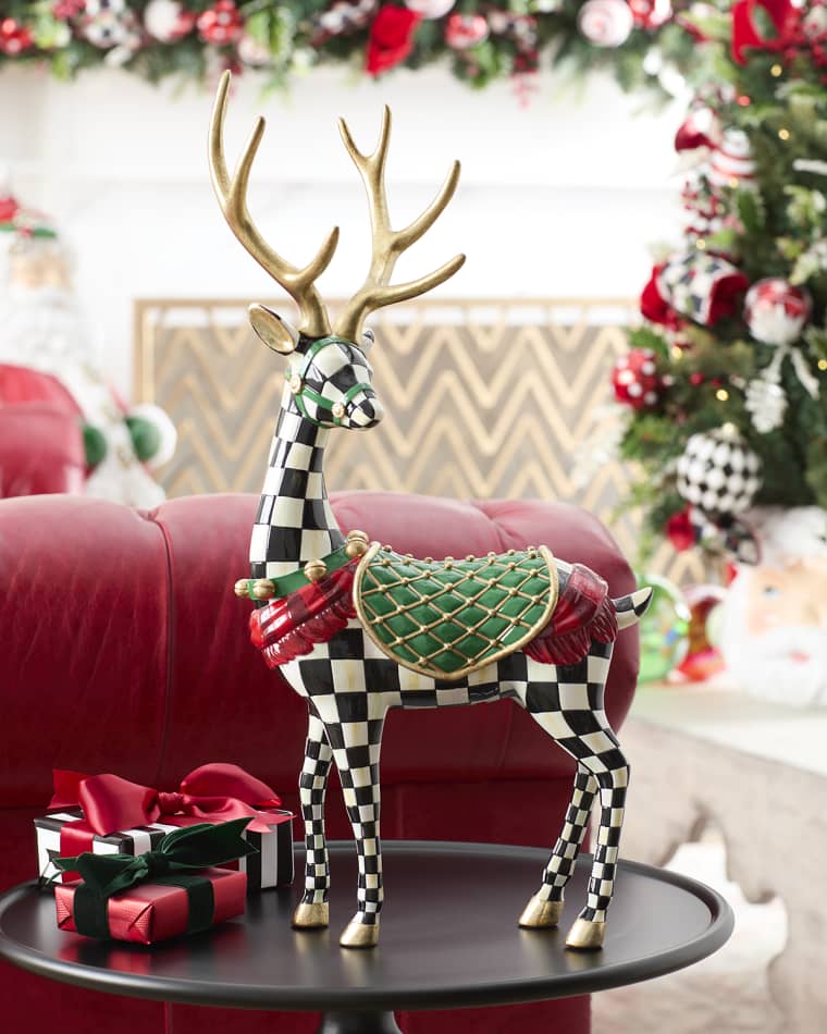 MacKenzie-Childs Nick's Pick Deer Standing Decor