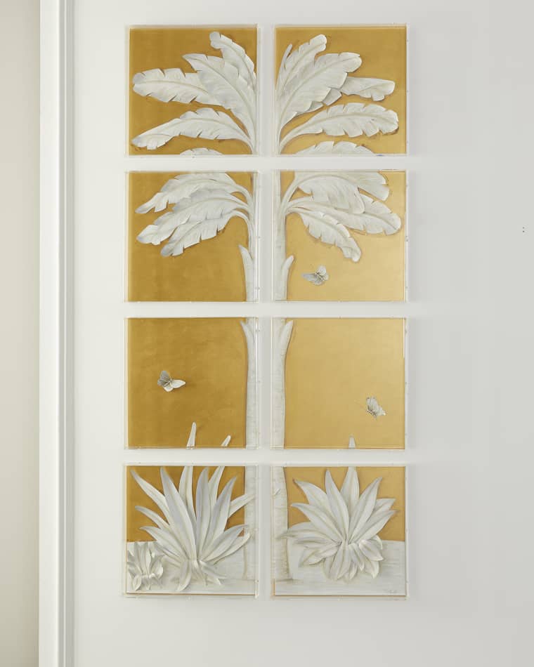 Tommy Mitchell "Palm Tree" 8-Panel Wall Art