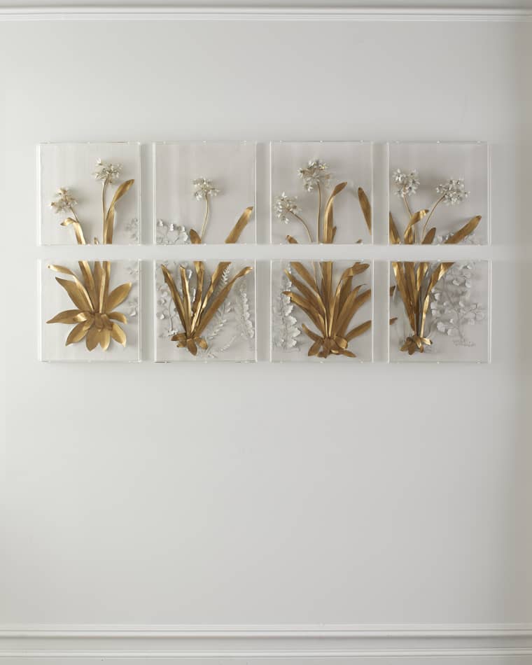 Tommy Mitchell "Agapanthus" 8-Panel Wall Art