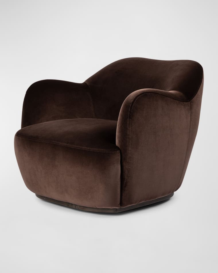 Four Hands Julius Velvet Swivel Chair