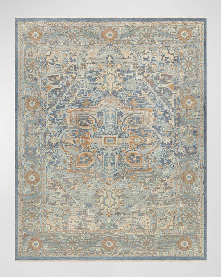 Surya Rugs Cappadocia Pale Blue Hand-Knotted Rug, 10' x 14'