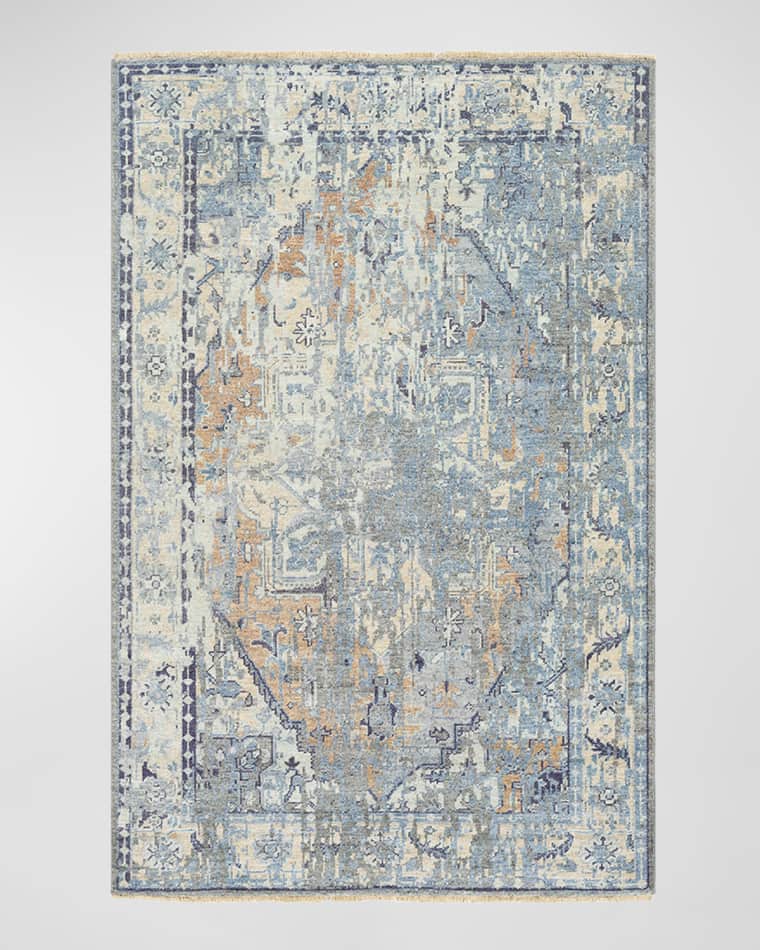 Surya Rugs Cappadocia Blue Hand-Knotted Rug, 12' x 15' Cappadocia Blue Hand-Knotted Rug, 10' x 14' Cappadocia Blue Hand-Knotted Rug, 9' x 13'