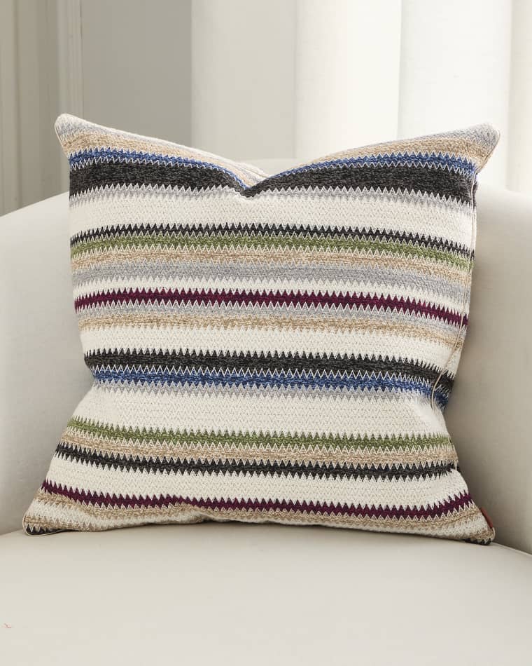 Missoni Home Blurred Zigzag Cushion