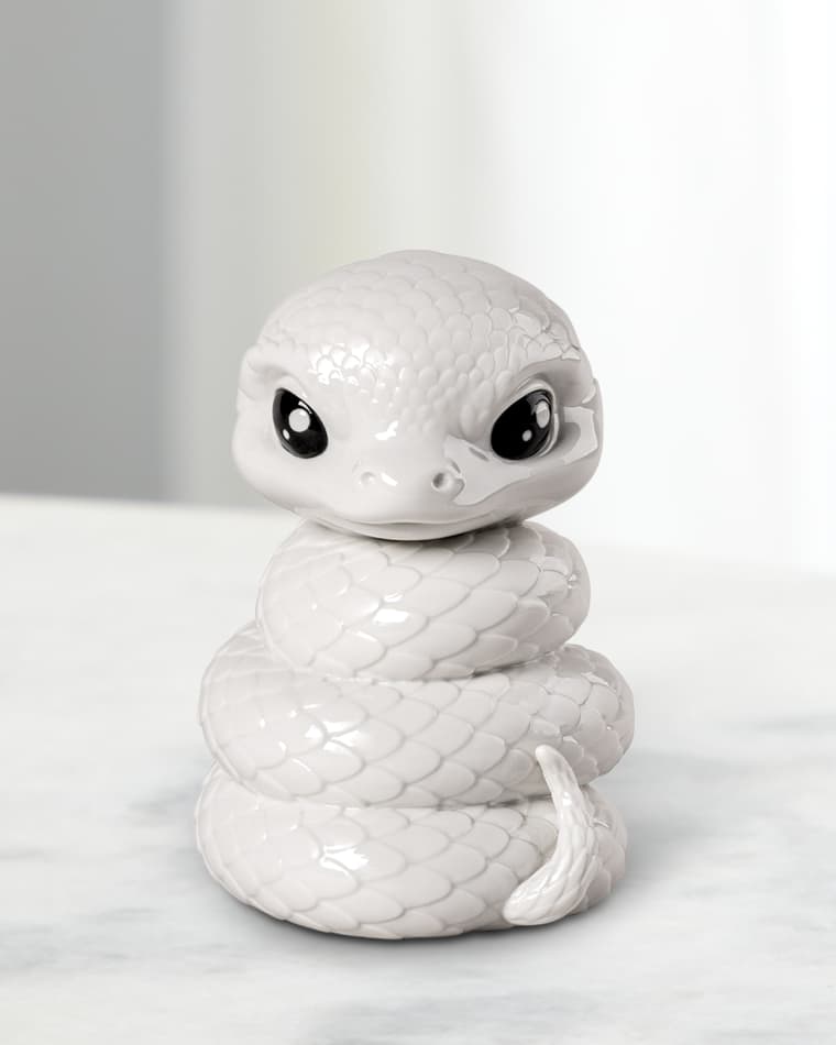 Lladro Baby Snake Decorative Object
