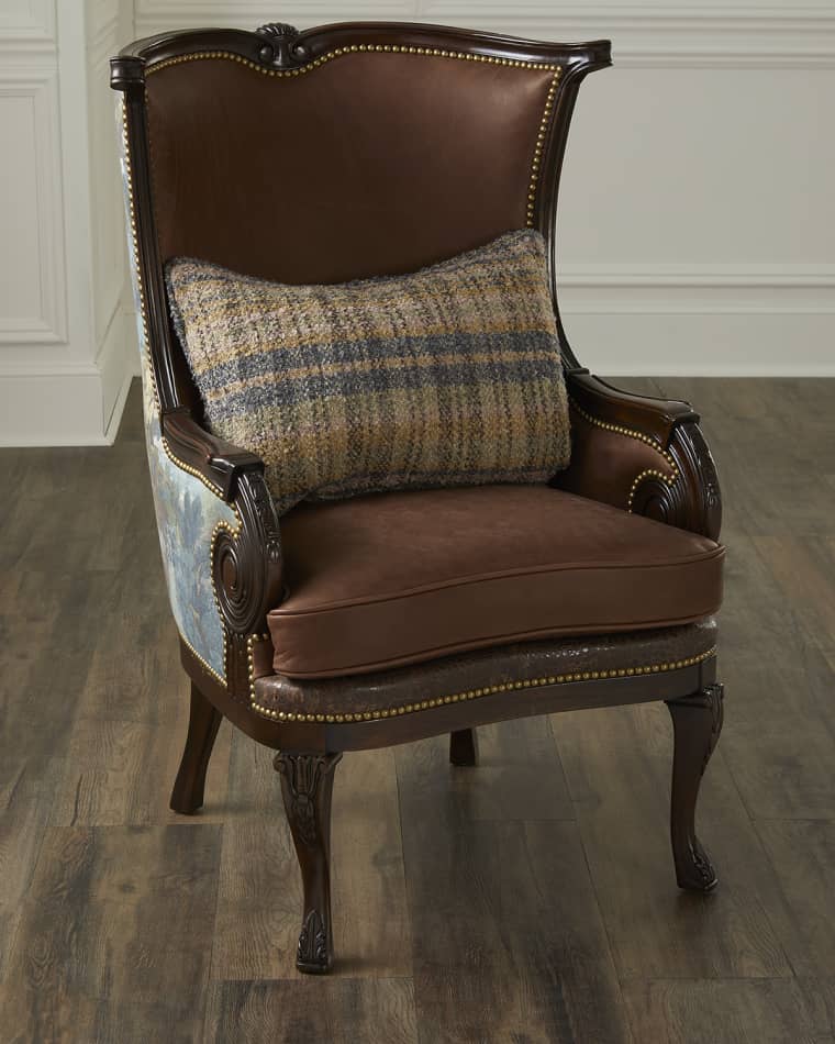 Massoud Virgil Wingback Chair