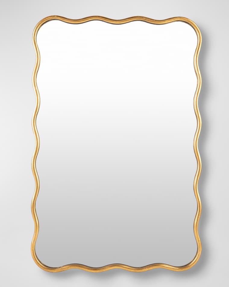 Surya Ismenia Wavy Golden Mirror