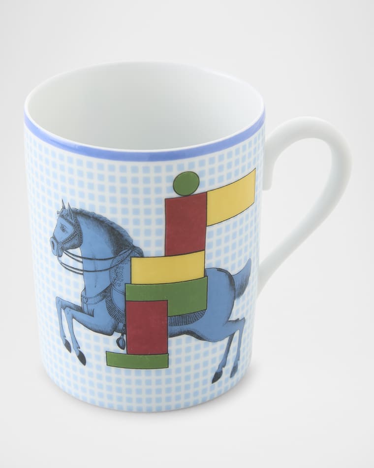 Hermes Cavalier En Formes N1 Bleu Mug