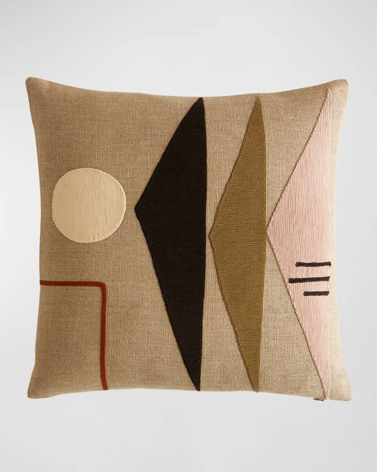 Jonathan Adler Monterey Triangles Pillow, 20" Square