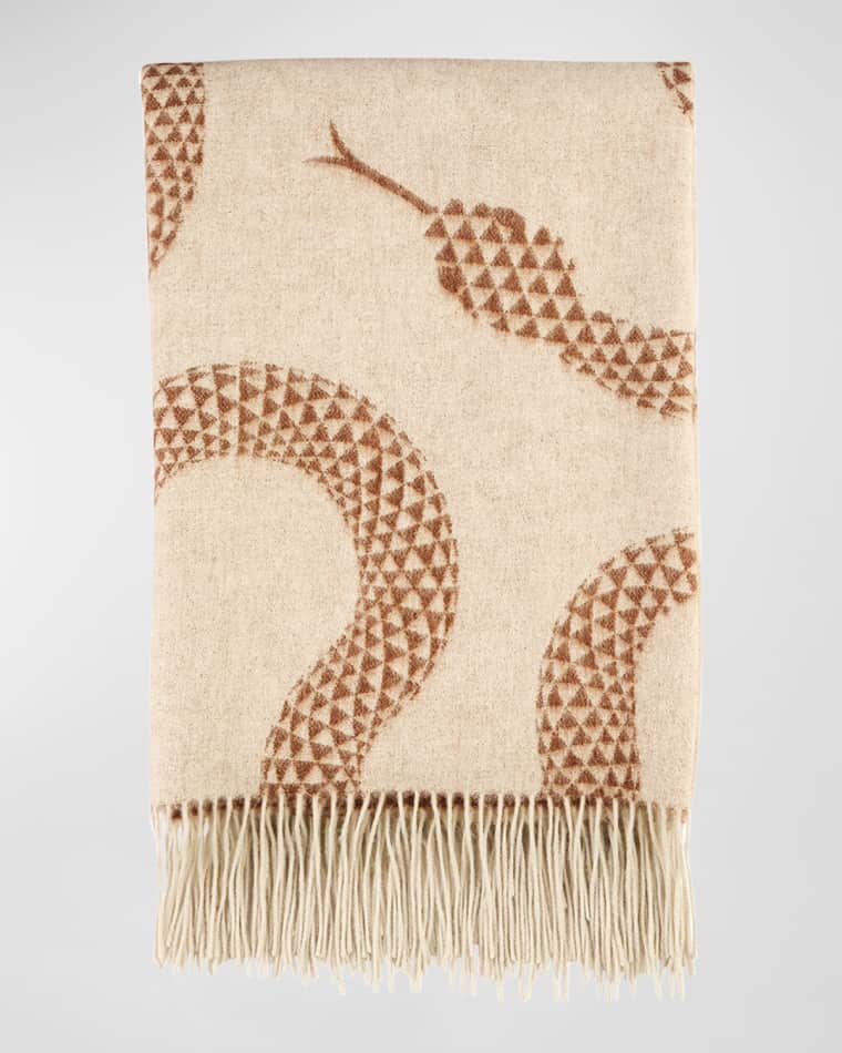 Jonathan Adler Edna Merino Wool Throw, 50" x 70"