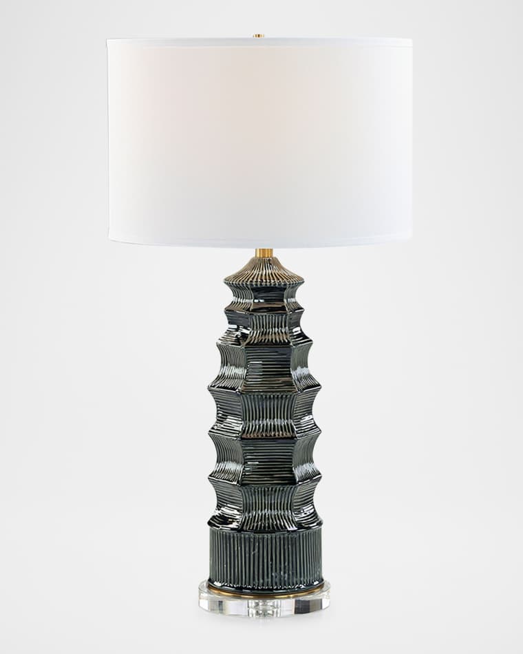 John-Richard Collection Preto 33" Table Lamp