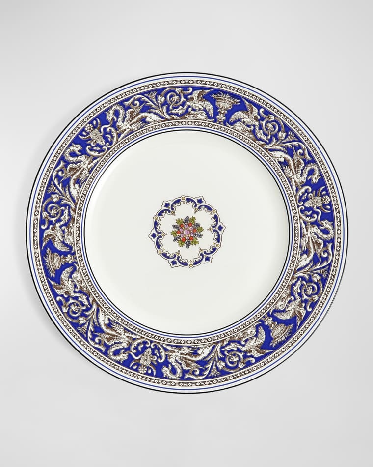 Wedgwood Florentine Marine Plate, 10.8" Florentine Marine Plate, 8.1"