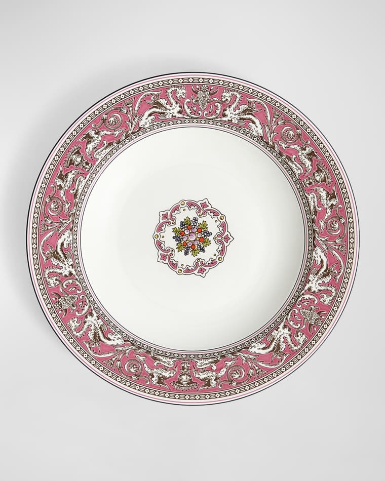 Wedgwood Florentine Fuchsia Plate, 8.1" Florentine Fuchsia Plate, 10.8"