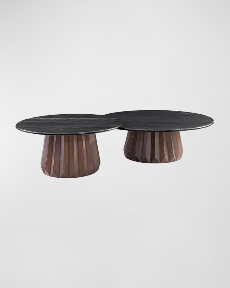 Katherine Noble by BMC Jennings Large Nesting Cocktail Table Jennings Small Nesting Cocktail Table