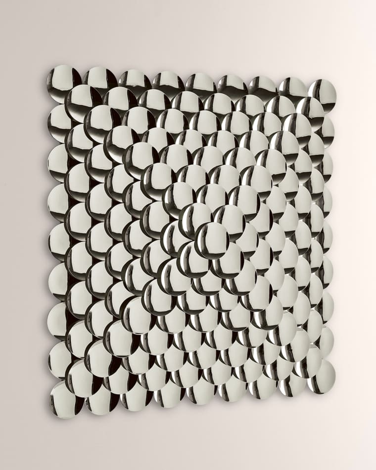 Global Views Pyramid Wall Decor - Nickel