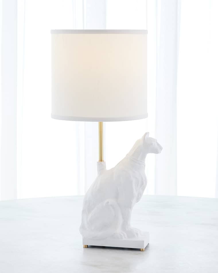 Global Views Egyptian Cat 23" Table Lamp