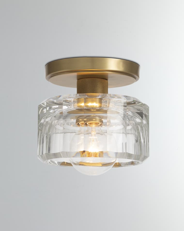 Regina Andrew Bijoux 7" Crystal Flush Mount