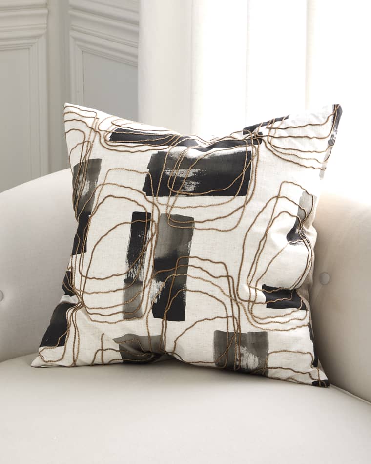 D.V. KAP Home Freeform Decorative Pillow, 24" Square