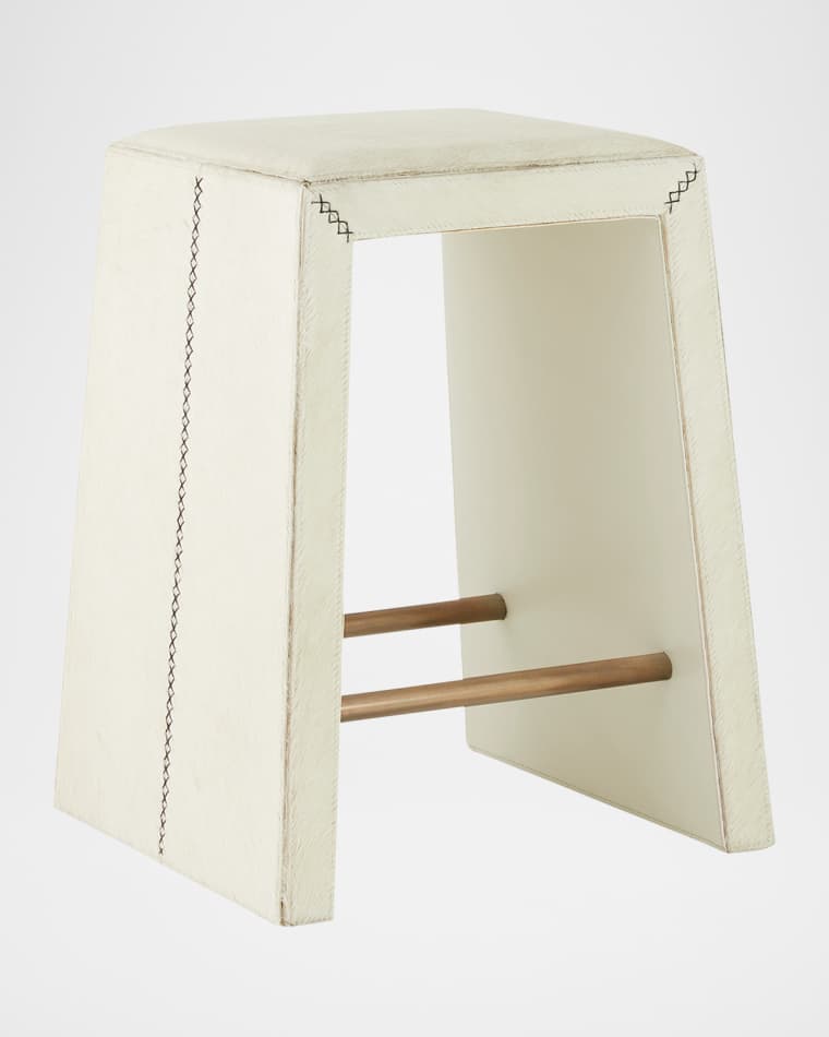 Arteriors Cowan Hair on Hide 25" Counter Stool