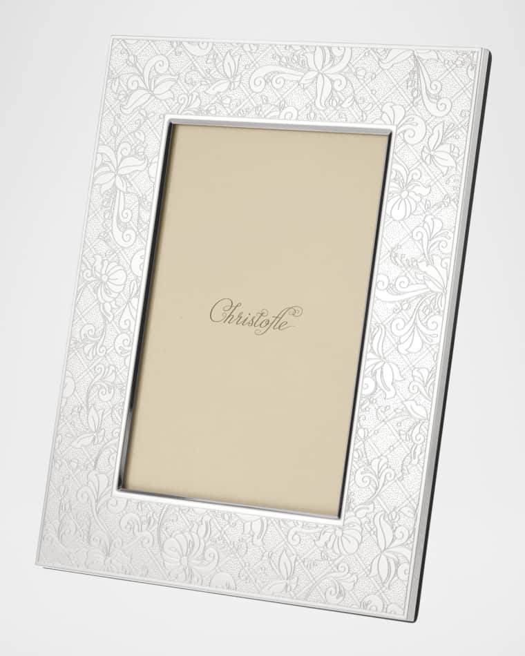 Christofle Jardin d'Eden Silver-Plated Picture Frame, 4" x 6"