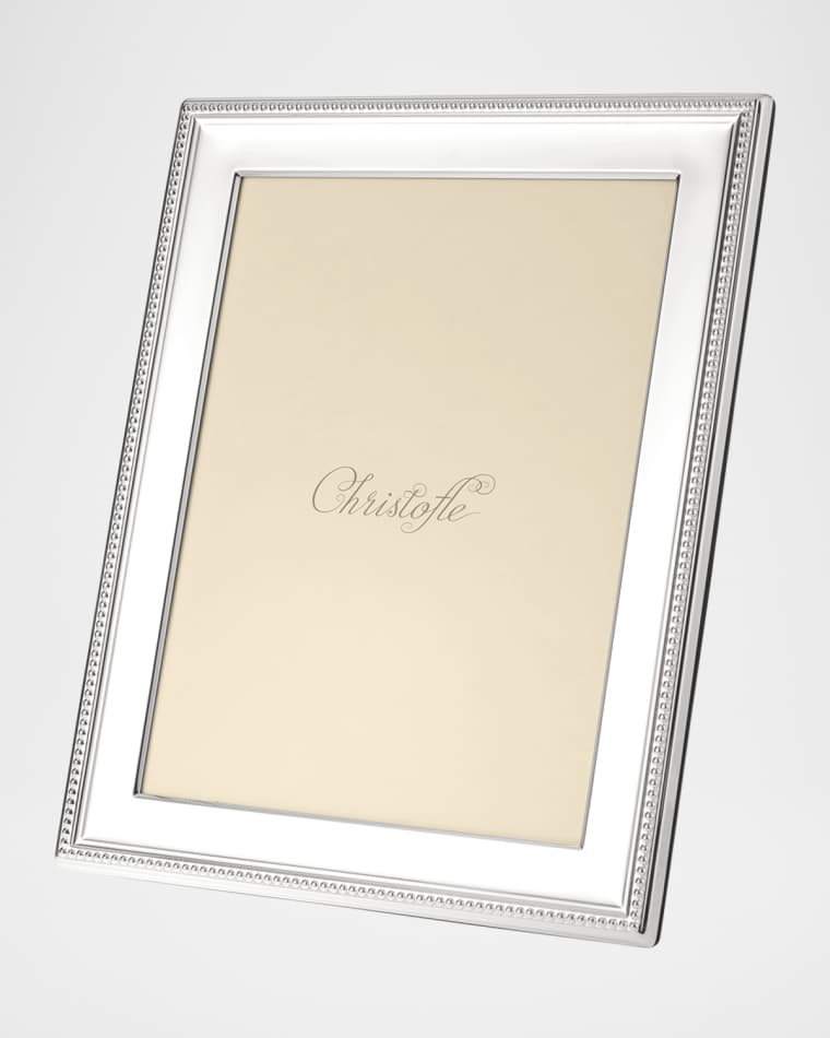 Christofle Perles Silver-Plated Picture Frame, 7" x 9"