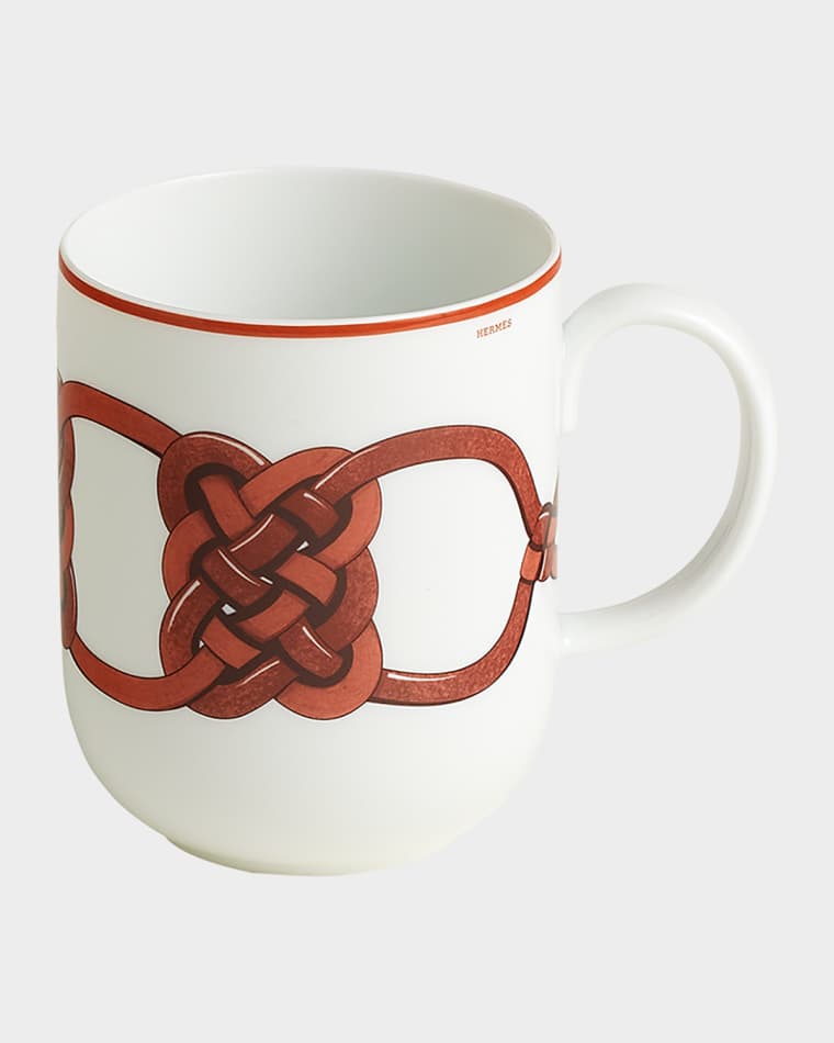Hermes Tressages Equestres No. 1 Mug, 10 oz.