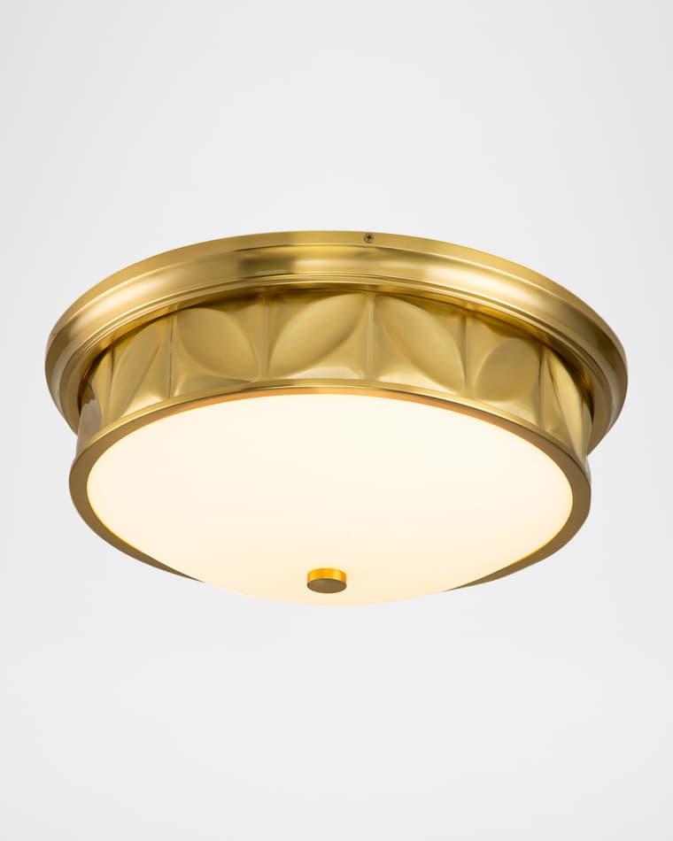 Lucas + McKearn Epsilon 18" 3-Light Flush Mount