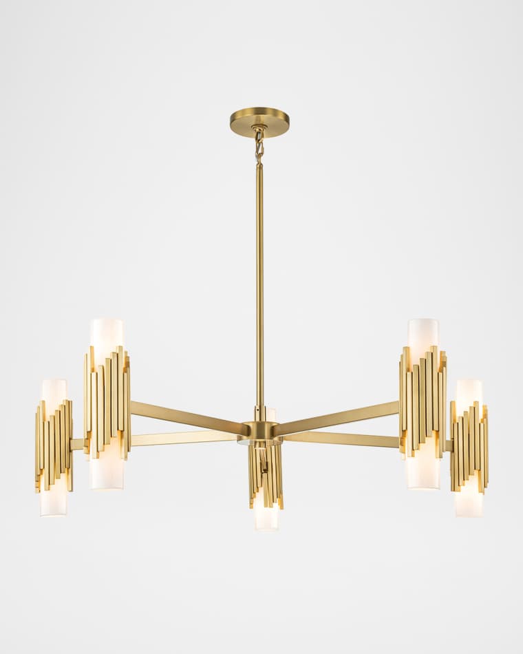 Lucas + McKearn Marvel 42" 10-Light Chandelier